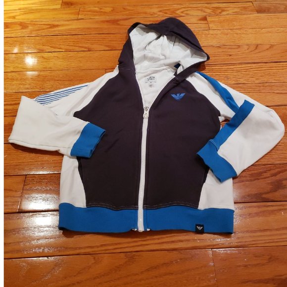 Armani Junior zip up hoodie size 10 NWOT - Picture 1 of 3